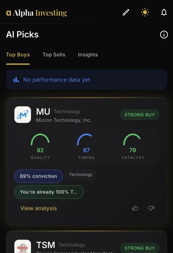 AI Picks, every week